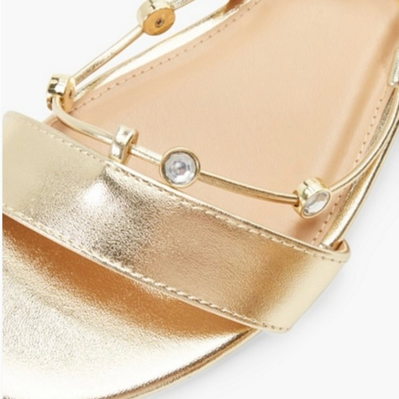 JustFab flat Dune Jeweled String Sandals size 7 NIB - Picture 4 of 5